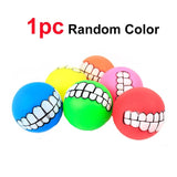 2808GP Dog Chewing Rubber Ball  Squeaky Cleaning Tooth Dog Chew Toy Home Funny Chewing Ball For Dogs Bite Resistant Pet Supplies