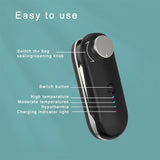 Mini Portable Bag Heat Sealer USB Rechargeable