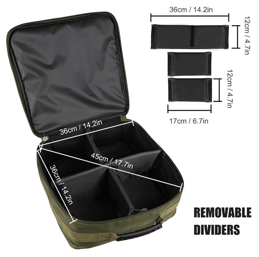 Outdoor Fishing Tackle Storage Bag Carrying Case Fishing