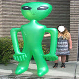 Giant 8' feet Long Inflatable Green Alien Kids Toy