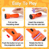 Halloween Theme Projection Flash Light Kids Toy- In Bulk