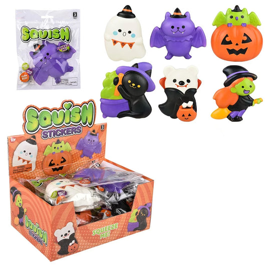 Halloween Squish Jumbo Stickers For Kids In Bulk