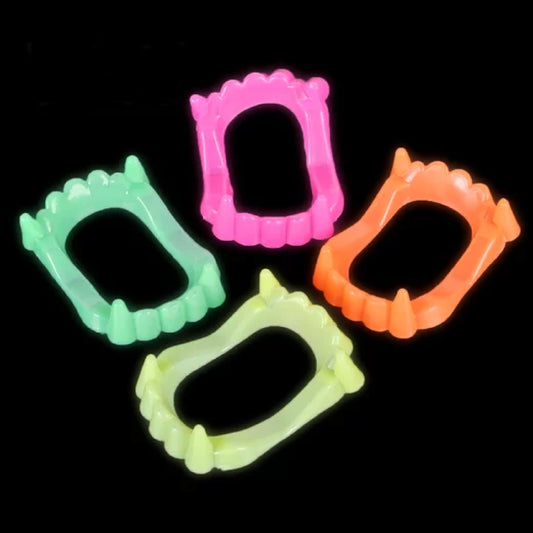 Neon Colored Goofy Teeth For Kids In Bulk- Assorted