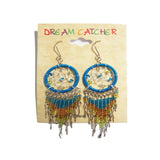 Wholesale Handmade Dangle Seed Bead Dream Catcher Assorted Earrings (Sold by DZ)