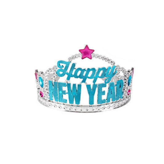 Happy New Year Tiara In Bulk- Assorted