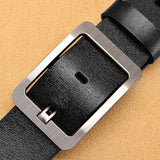 Genuine High Quality Leather Buckle Belts For Men's