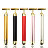 24k Gold Vibration Facial Roller Massager