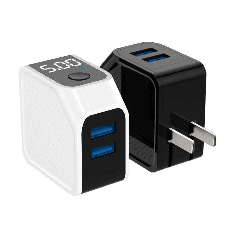 LED Display Intelligent Fast Charging Head Power Adapter