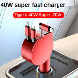 3-in-1 Car Charger 60W Super Fast Charger