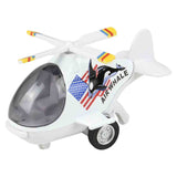 Die Cast Pull Back Helicopter For Kids Toys In Bulk- Assorted