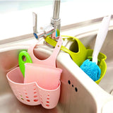 1007GG Kitchen Gadgets Portable Basket Home Kitchen Hanging Drain Basket Bag Bath Storage Tools Sink Holder Kitchen Accessory Utensils