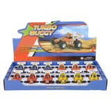 Die-Cast Pull Back Turbo Buggy Kids Toys In Bulk - Assorted