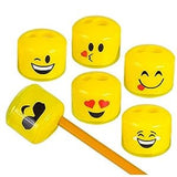 Emoticon Prints Pencil Sharpener kids toys In Bulk