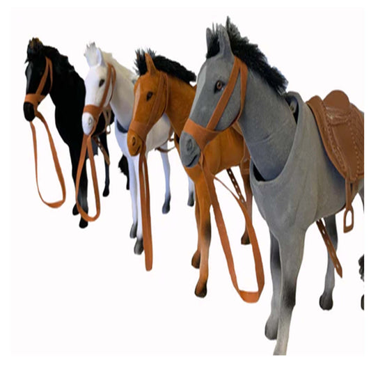 Large 10 Inch Horses with Bobbing Bobble Moving Heads - Adorable Desk Decor (Sold By Piece Or Doze)