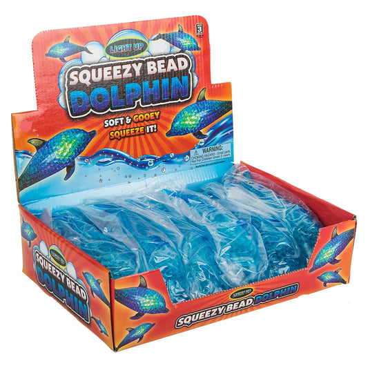 Light Up Squeezy Dolphin Kids Toys In Bulk