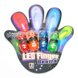 Bulk Flashing Light Up Finger Rings - Assorted