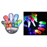 Bulk Flashing Light Up Finger Rings - Assorted