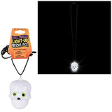 Light-Up Skull Necklace Kids Toys In Bulk