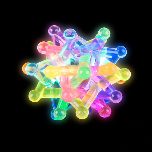 Light-Up Star Ball Fidget Toy In Bulk- Assorted