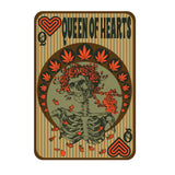 New Queen of Hearts Marijuana Burlap Bag - Stylish Cannabis Storage (Sold By Piece)