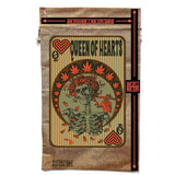 New Queen of Hearts Marijuana Burlap Bag - Stylish Cannabis Storage (Sold By Piece)