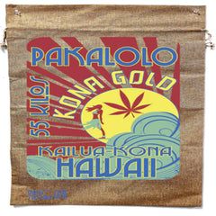 Wholesale Hawaiian Kona Gold Burlap Bag Multi-Purpose and Durable