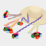 Geometry Patterned Crochet Tassel Tip Hat Bands {Sold In 6 Pcs= $74.99}