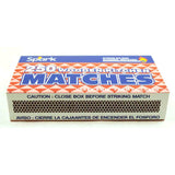 Matches 2 Pack of 250 PC Each Wholesale