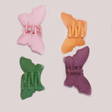 Wholesale Matte Solid Color Butterfly Crab Hair Claw Clips (Sold by DZ)