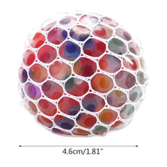 Wholesale Mesh Squishy Stress Relief Squeeze Grape Balls Toy (Sold By - 144 Piece)