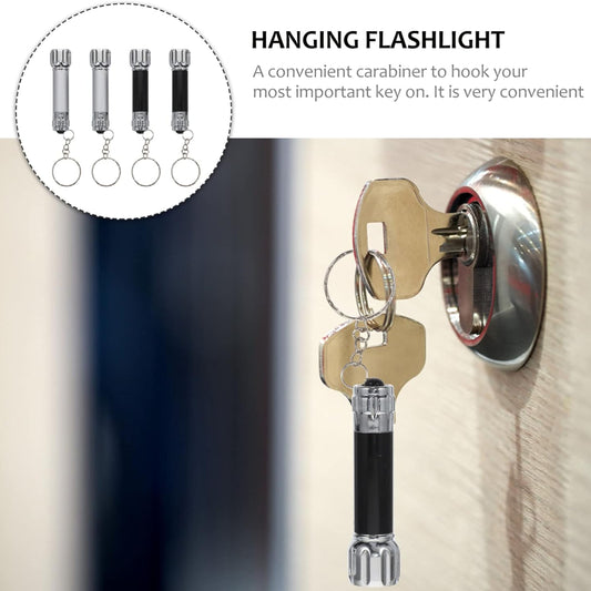 New Mini LED Torch Keychain & Portable Pocket Flashlight Keyring -Assorted (Sold  By Dozen)