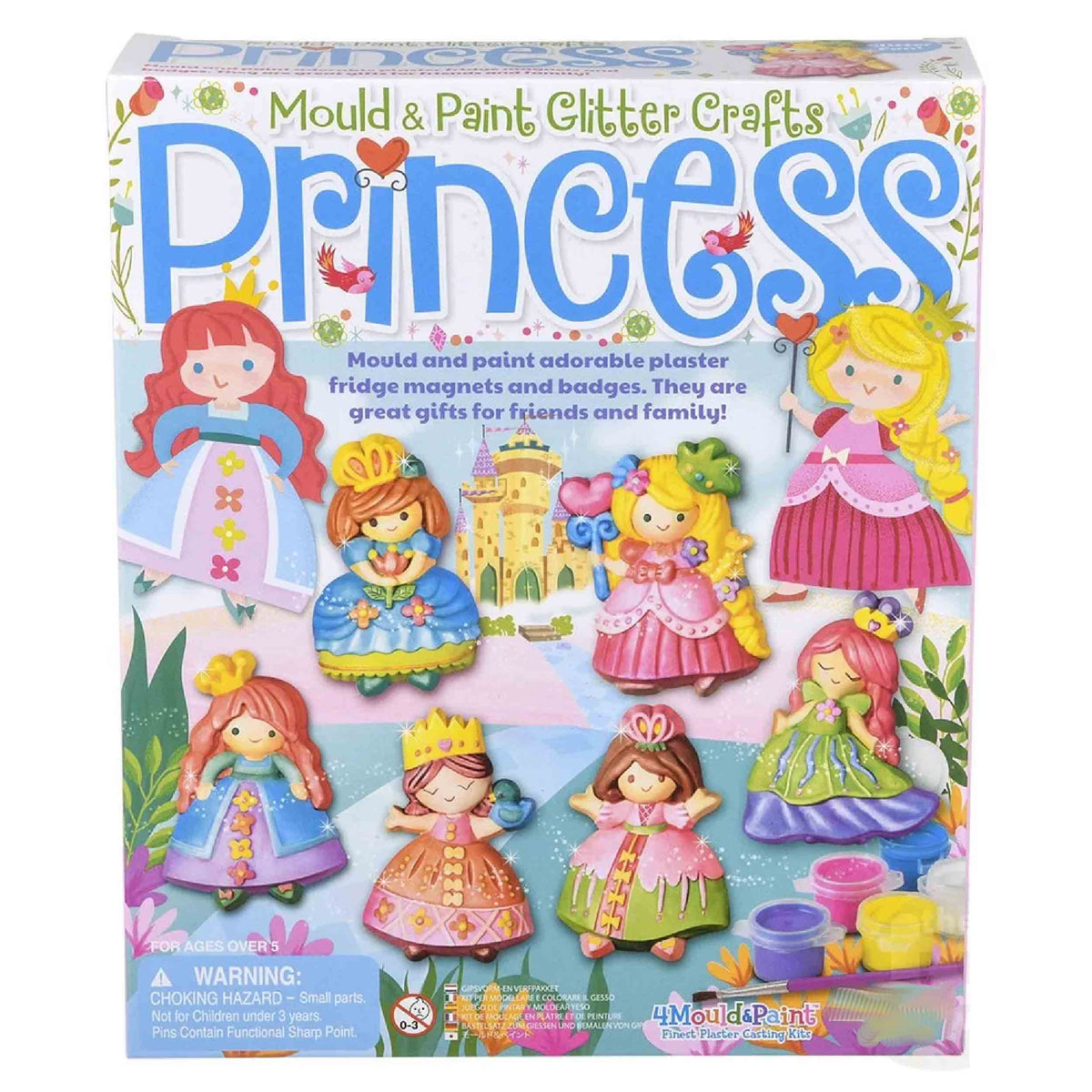 Mould & Paint/Glitter Princess For Kids In Bulk- Assorted