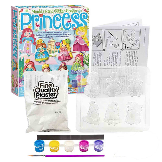 Mould & Paint/Glitter Princess For Kids In Bulk- Assorted