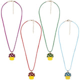 Mushroom Necklace For Kids In Bulk - Assorted