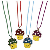 Mushroom Necklace For Kids In Bulk - Assorted