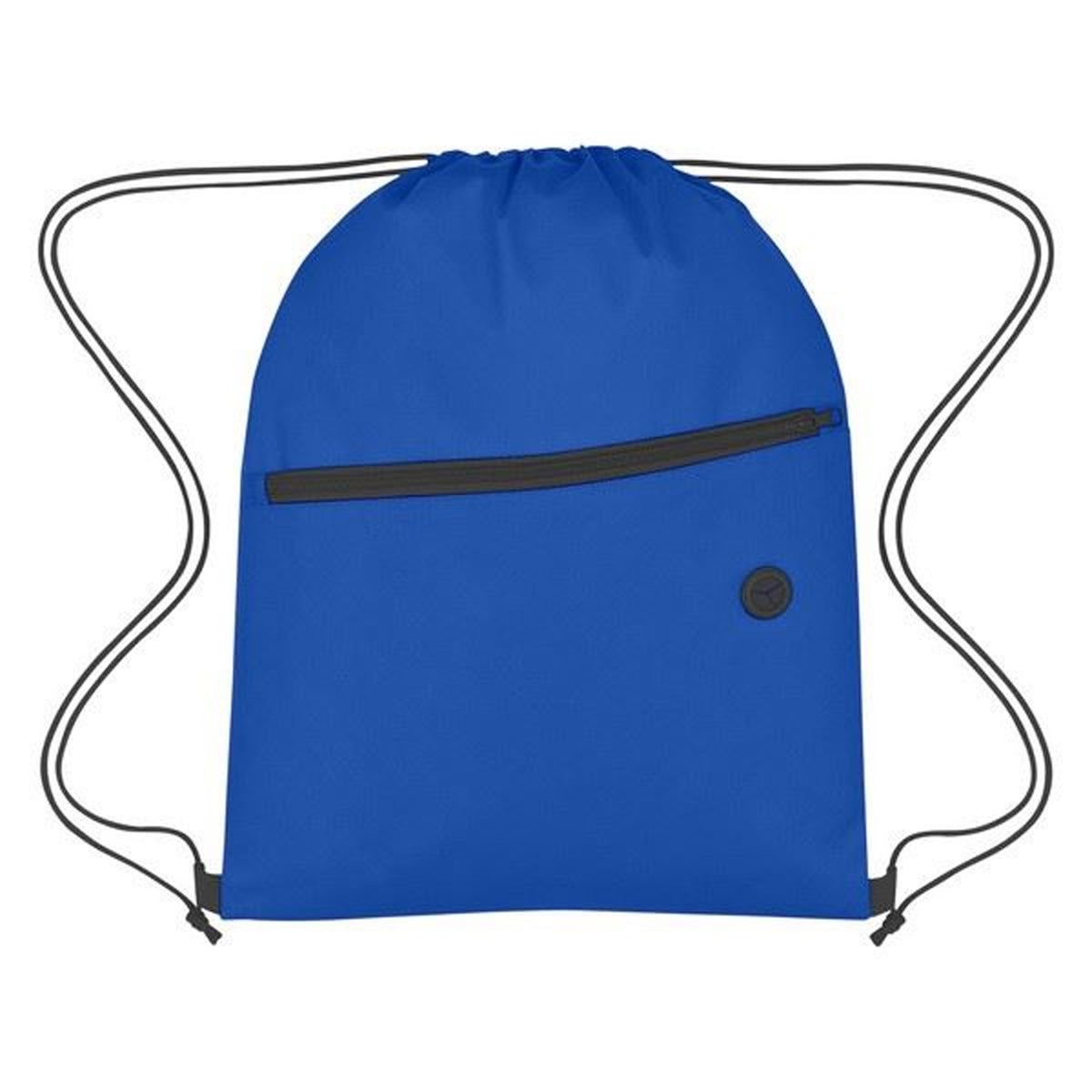 Non-Woven Sports Backpack with Front Zipper In Bulk- Assorted