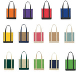 Non Woven Two Tone Tote Bag In Bulk- Assorted