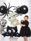 New Halloween Party Decoration Supplies Aluminum Film Balloon Large Spider Bat Mummy Skull Balloon