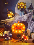 Halloween Decoration Modeling Lamp Bat Spider Pumpkin Lamp Ghost Skull Shopping Window Decoration Scene Layout