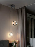 2407BA Accessible Luxury Starry Scandinavian Bedroom Study Long Line Chandelier