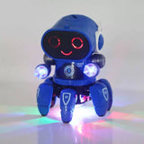 Six-Claw Fish Dancing Robot with Music Play Electric Six-Legged Robot Tool More than 0 4 Yuan Boy and Girl Baby Toys