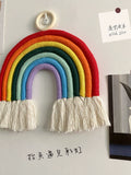 INS Colorful Rainbow Hand-Woven Wall Ornaments