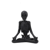 2907BA Cross-Border Hot Sale American Country Skeleton Yoga Character Resin Craft Ornament Halloween Halloween Decorations