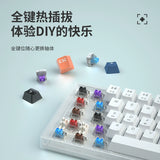 61 Key Mechanical Keyboard Small Bluish Black Black Tea Shaft Wired Hot Plug Computer Laptop Office Gaming Electronic Sports 68