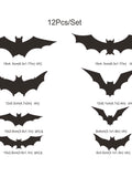 Bat Spider Wall Stickers For Halloween