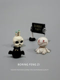 0709BA Halloween Funny Desktop Small Decoration Decompression Skull