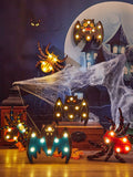 Halloween Decoration Modeling Lamp Bat Spider Pumpkin Lamp Ghost Skull Shopping Window Decoration Scene Layout