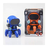 Six-Claw Fish Dancing Robot with Music Play Electric Six-Legged Robot Tool More than 0 4 Yuan Boy and Girl Baby Toys