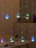 LED Curtain Christmas Room Bedroom Lighting