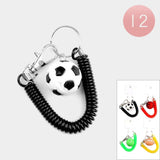 Soccer Basketball Baseball Football Sports Keychains (Sold By Dozen=$23.88)